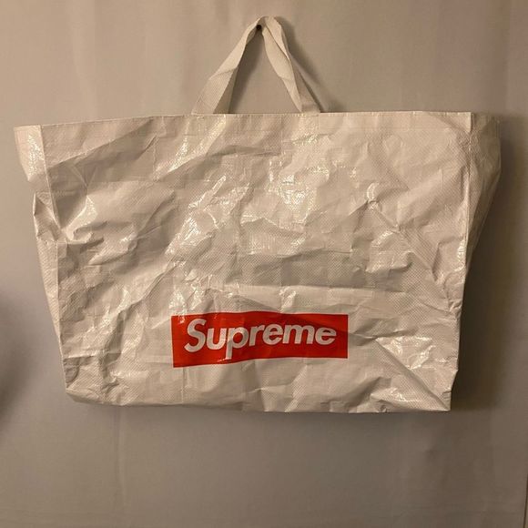 Supreme Handbags - Supreme large reusable shopping bag tote 25 3/4” wide X 20 1/4” tall from Store